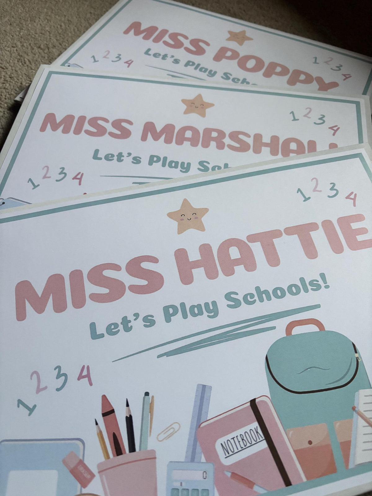 Personalised Let’s Play School Box