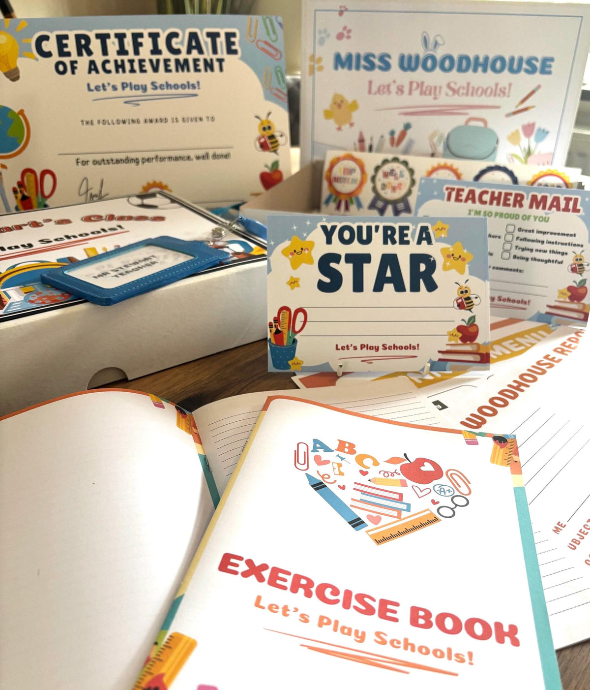 Personalised Let’s Play School Box
