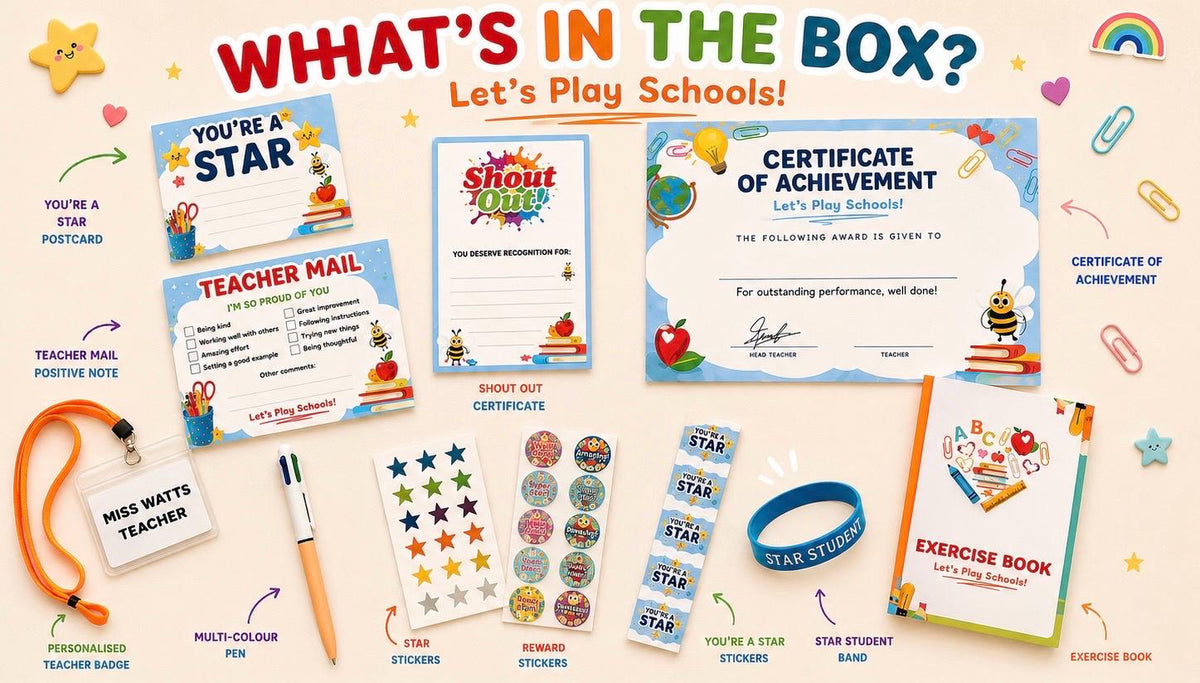 Personalised Let’s Play School Box