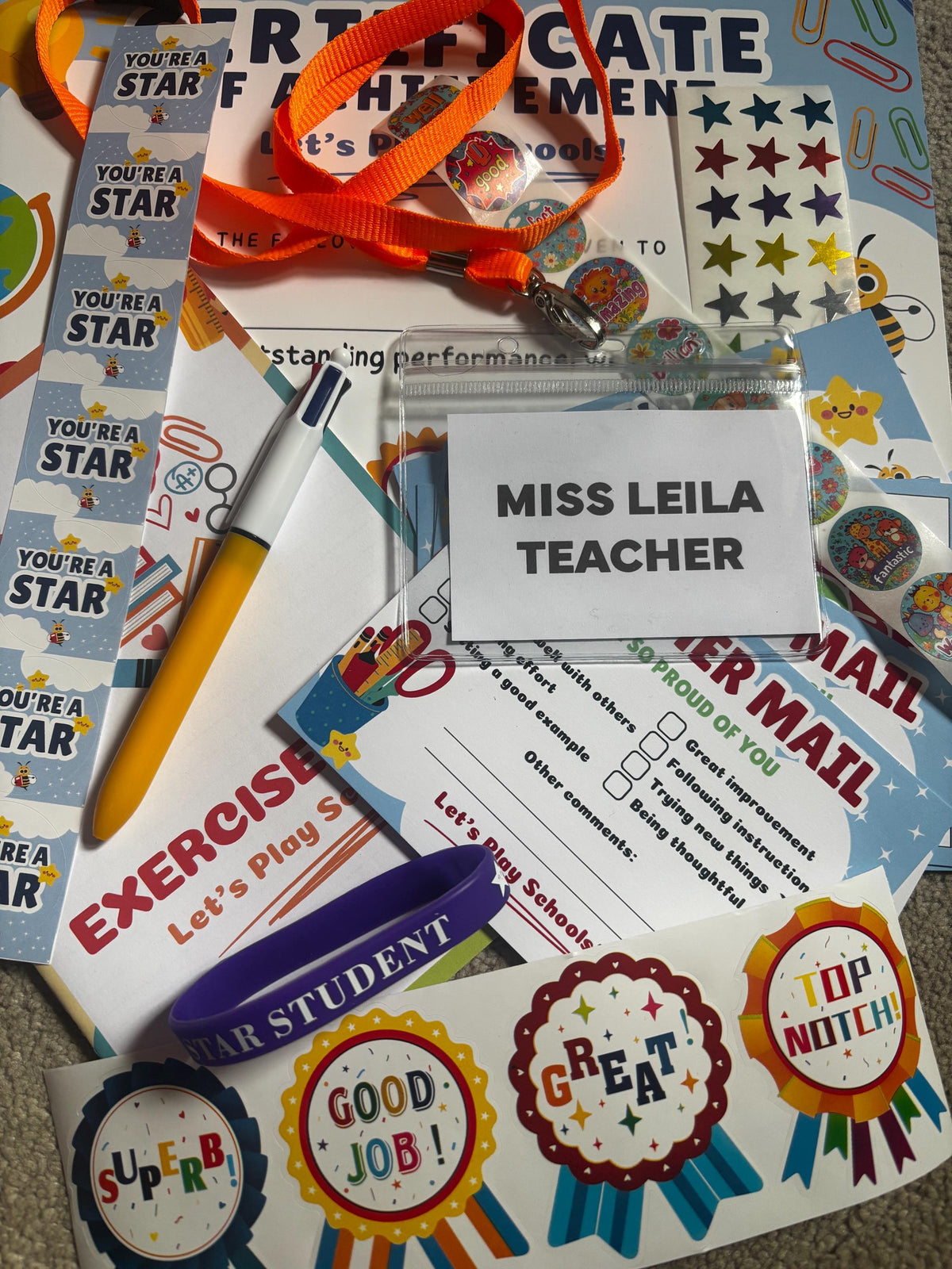 Personalised Let’s Play School Box