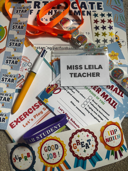Personalised Let’s Play School Box