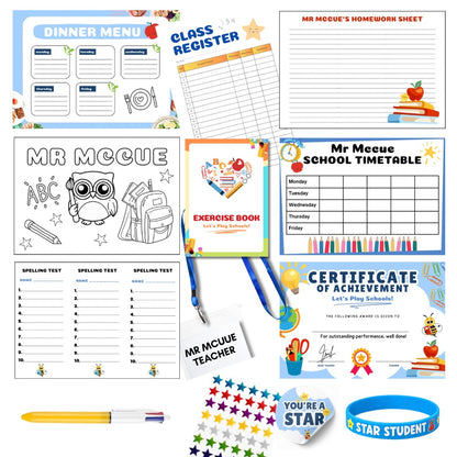 Personalised Let’s Play School Box