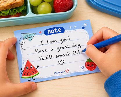 Lunchbox Notes for Kids | 30 Pack Positive Affirmation Cards