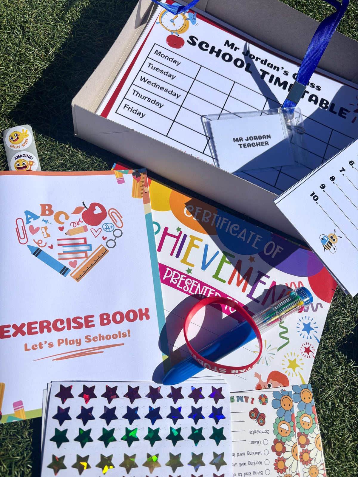 Personalised Let’s Play School Box